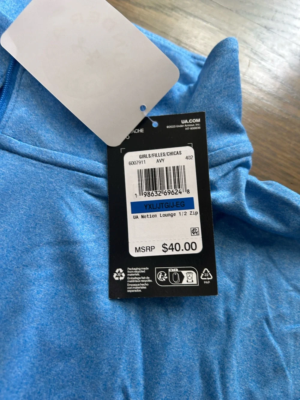 NWT Under Armour Girls Set size XL